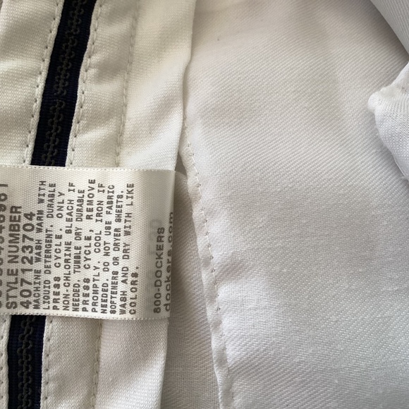 Mens Beige Dockers Golf Slacks Pants Trousers 38x30 - Picture 5 of 5